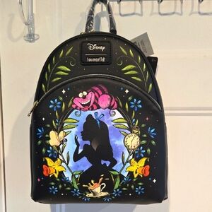 Alice In Wonderland Loungefly Backpack Glow In The Dark Disney NWT New W Tags